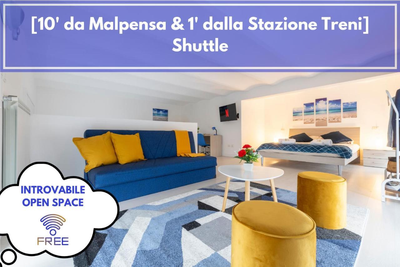 솜마롬바르도 10' Da Malpensa & 1' Dalla Stazione TreniShuttle 아파트 외부 사진